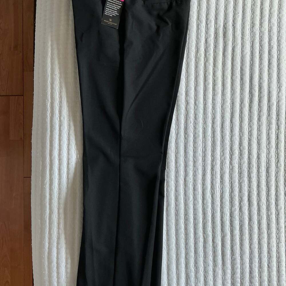 Worthington Curvy Fit Black Dress Pants, Petite - Brand New, Size 2P